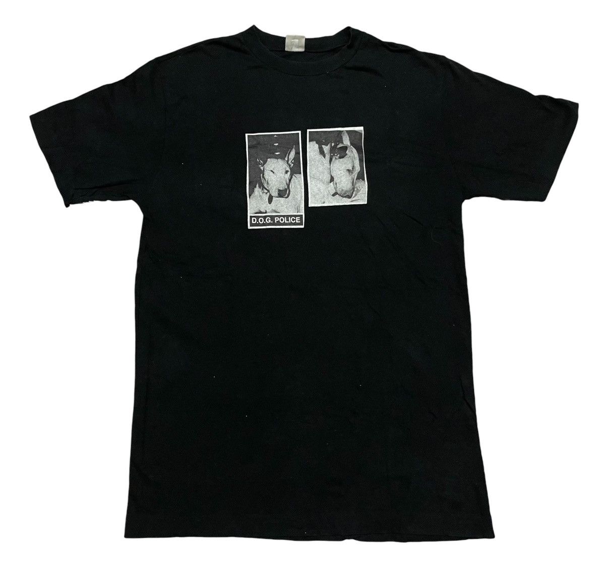 Benetton 90s UNITED COLOUR BENETTON D.O.G POLICE TSHIRT SINGLE STITCH Size US M / EU 48-50 / 2 - 1 Thumbnail