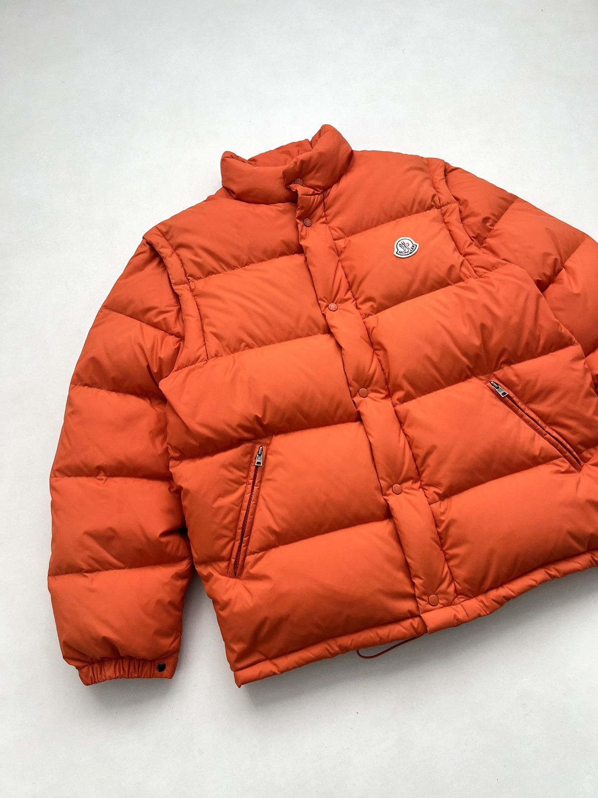 Moncler 🍊Vintage Moncler 2in1 Andersen Down Puffer Jacket Orange Size M / US 6-8 / IT 42-44 - 5 Thumbnail