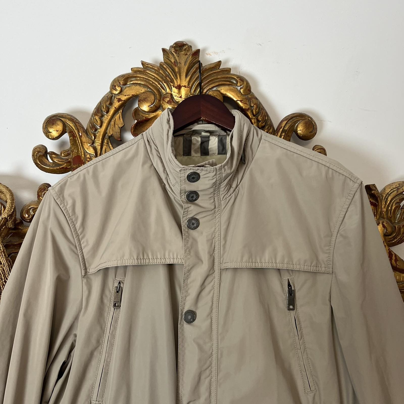 Burberry Burberry Navy Trench Coat Old Money Old Money Sz XXL Size XXL / US 16-18 / IT 52-54 - 4 Thumbnail