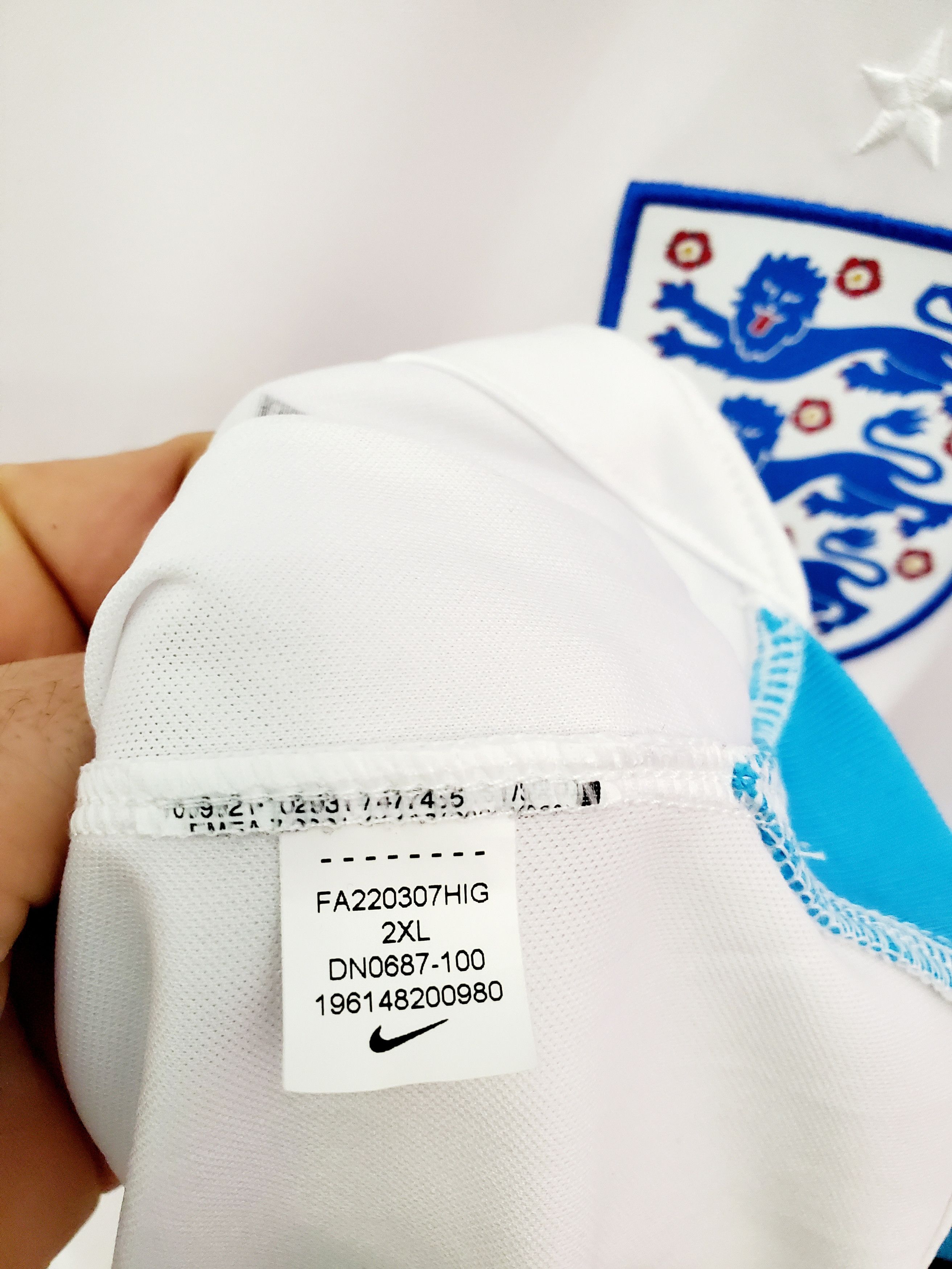 Nike ENGLAND 2022 HOME SOCCER JERSEY Perfect condition size XXL Size US XXL / EU 58 / 5 - 5 Thumbnail