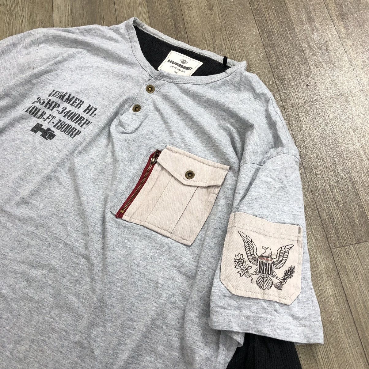 If Six Was Nine × Japanese Brand × Le Grande Bleu (L.G.B.) Vintage Hummer Pocket Double Layer Lgb Goa Gotic Longsleeve Size US XXL / EU 58 / 5 - 12 Thumbnail