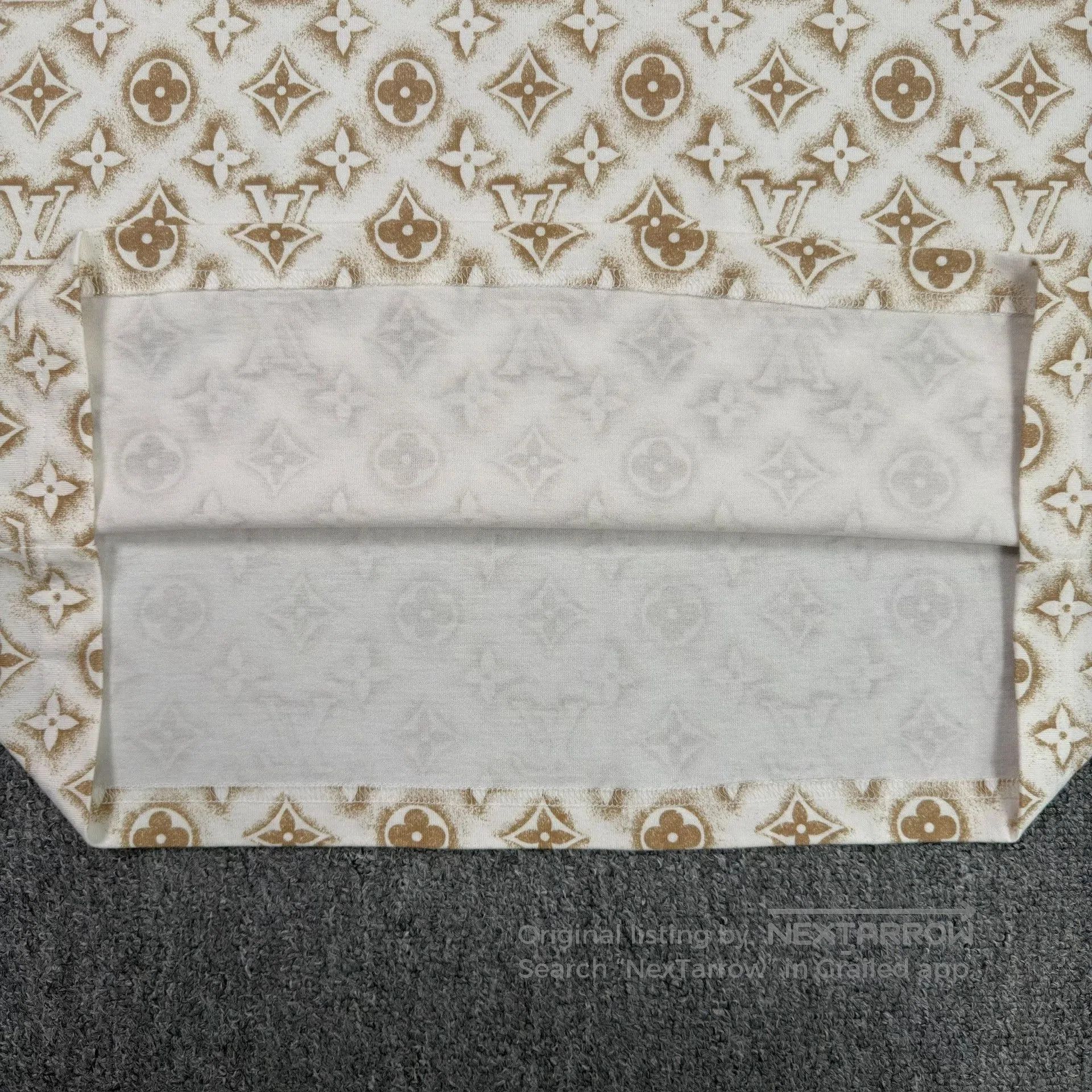 Louis Vuitton LV Beige All-Over Print Short-Sleeve. Size US XL / EU 56 / 4 - 5 Thumbnail