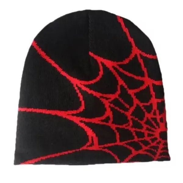 Japanese Brand Spider Web Pattern Pullover Knitted Hat Size ONE SIZE - 4 Thumbnail