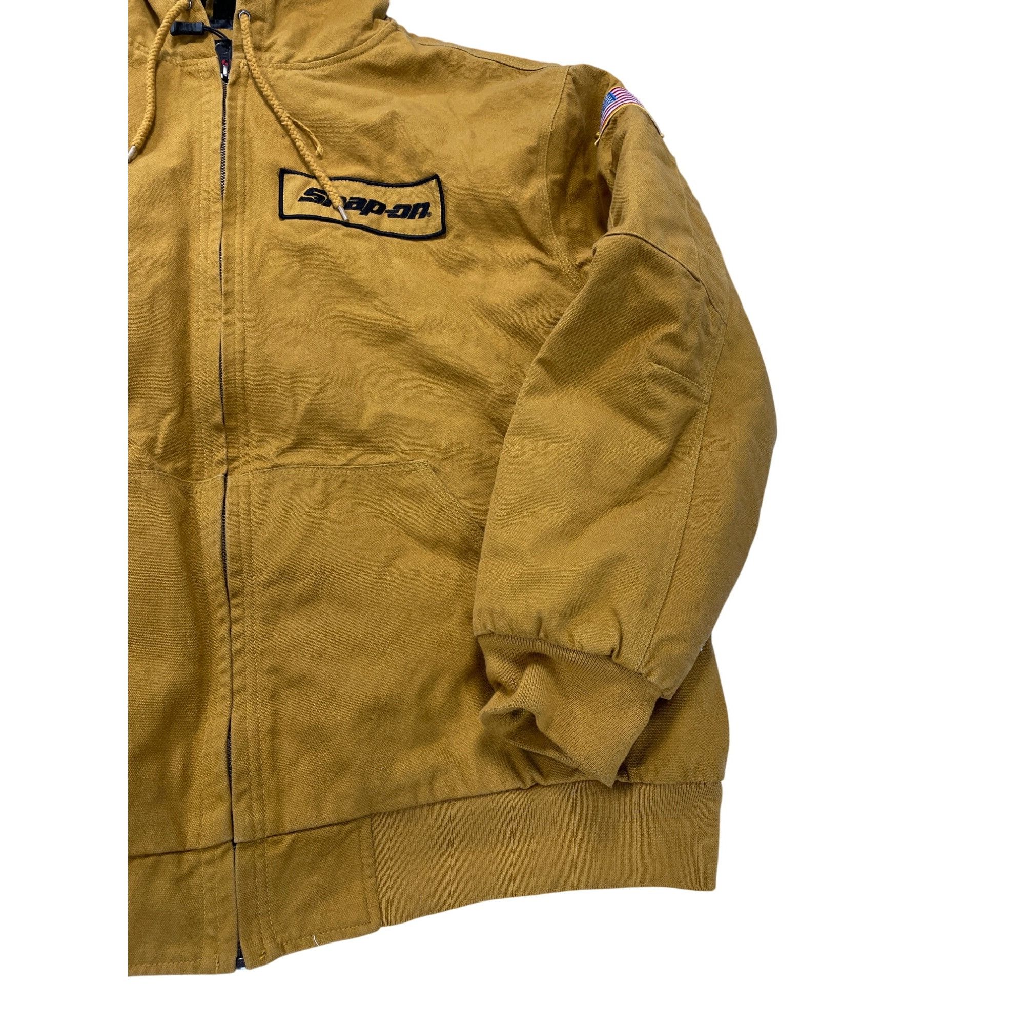 Other Snap-On Tools Mens Traditional Mustard golden work jacket qu Size US XXL / EU 58 / 5 - 3 Thumbnail