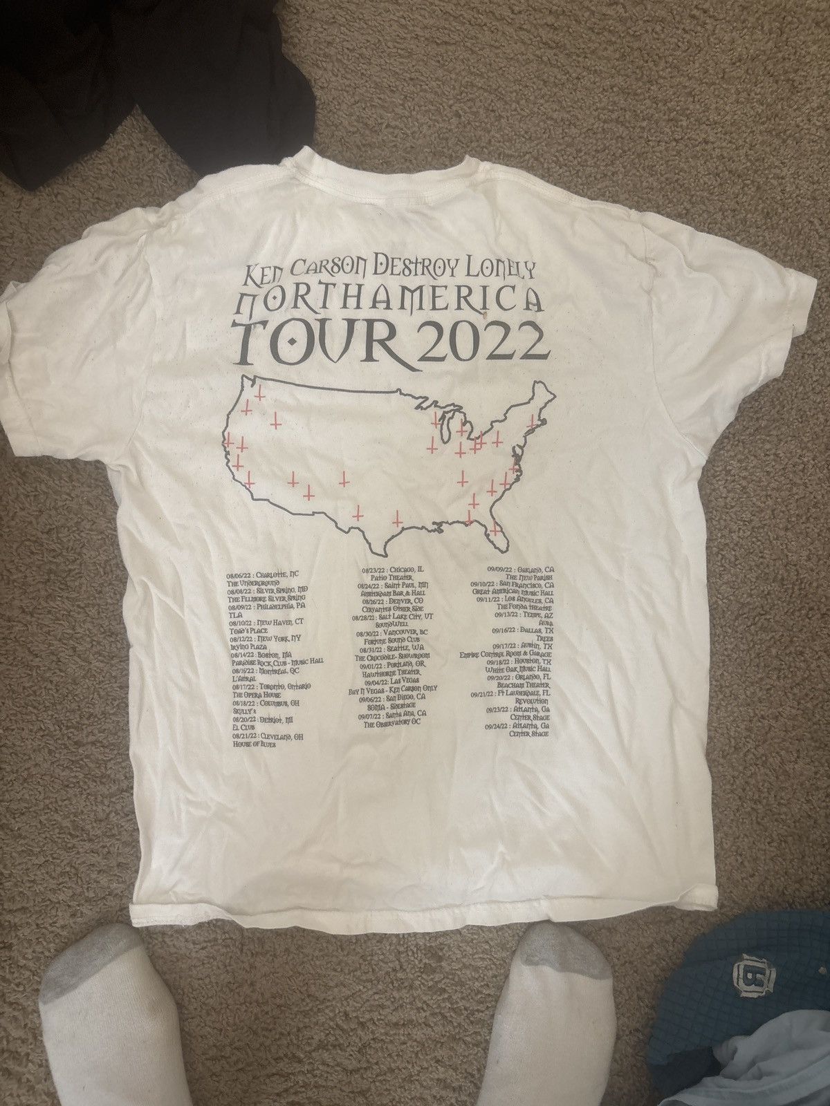 Ken Carson Ken carson x man tour shirt Size US M / EU 48-50 / 2 - 2 Thumbnail