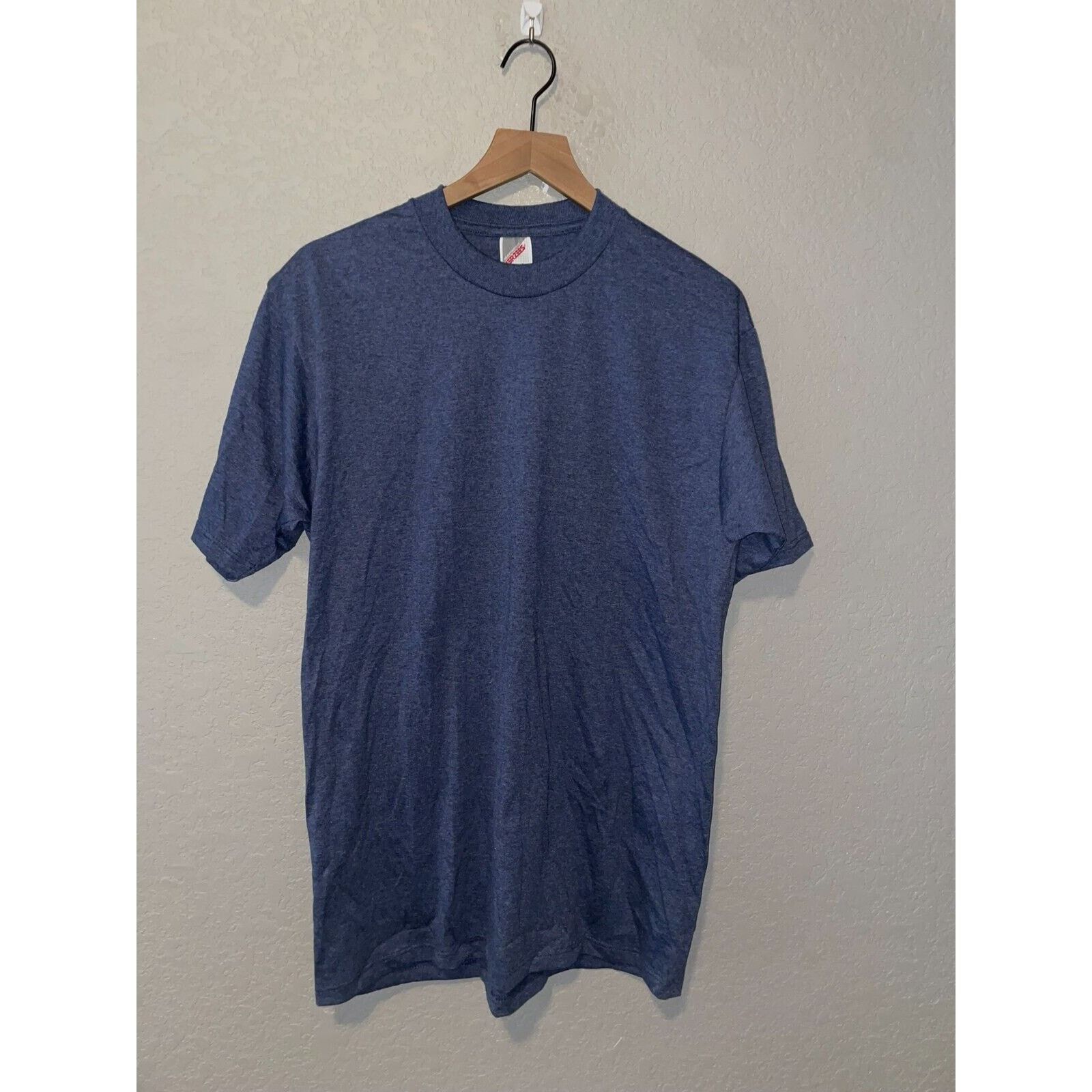 Jerzees 1990s Jerzees USA Made Blue Shirt Tee VTG 90s L Large HOLE Size US L / EU 52-54 / 3 - 1 Thumbnail