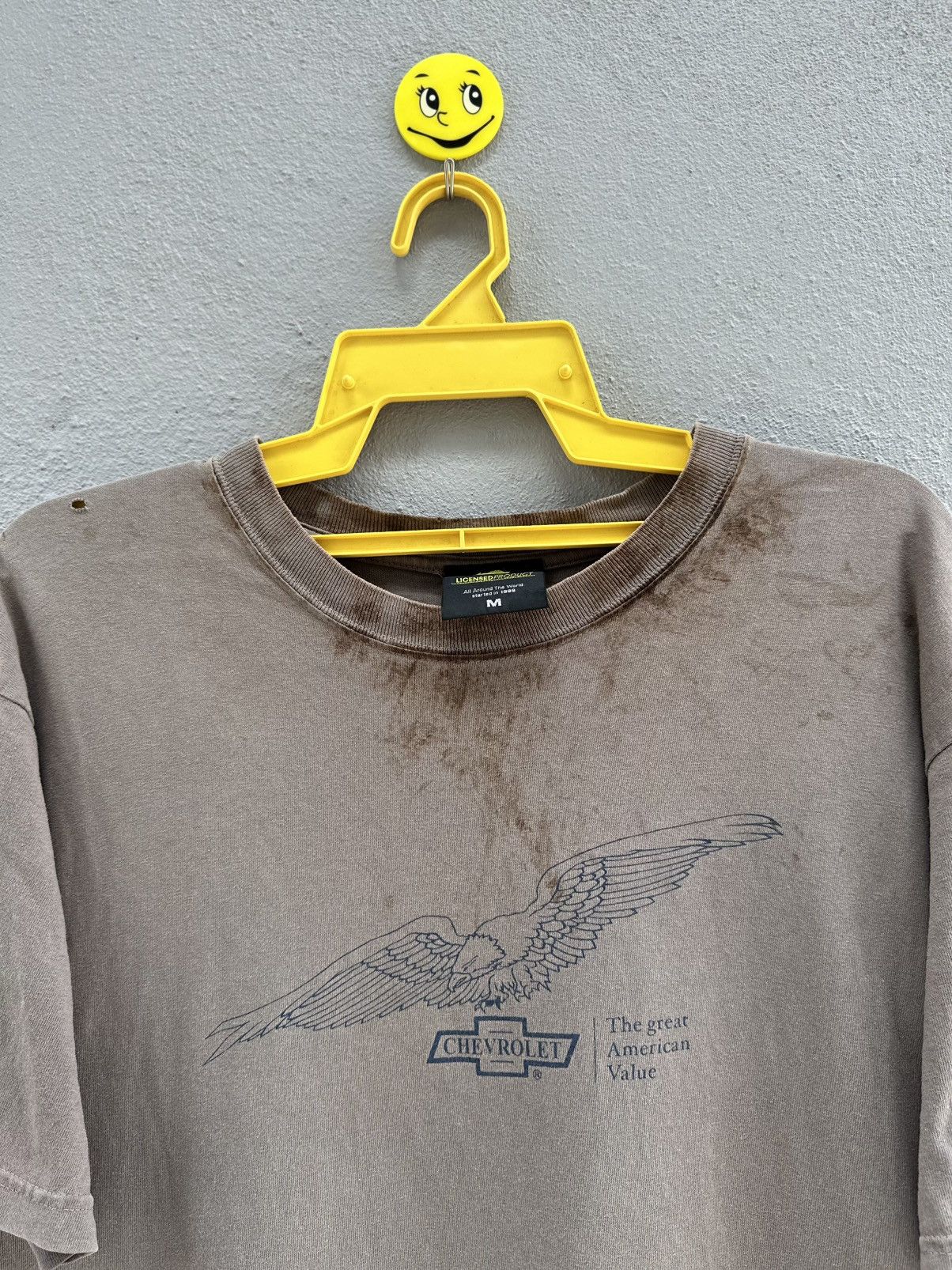 Vintage Thrashed Vintage 90s Chevrolet Eagle Distressed Faded Tee Size US M / EU 48-50 / 2 - 3 Thumbnail