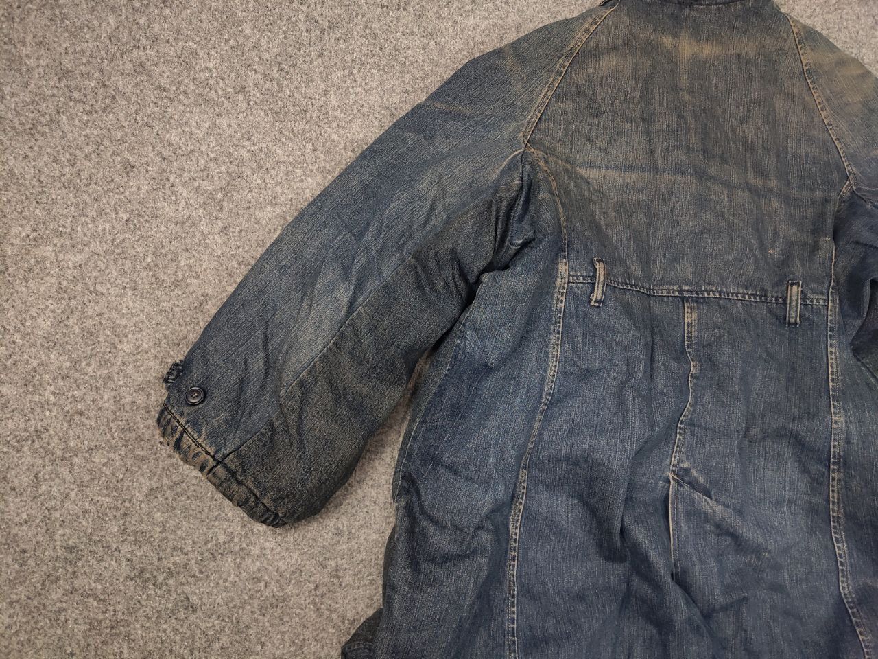 Diesel Vintage Diesel Archive Y2K Style Denim Faded coat Jacket Size US XL / EU 56 / 4 - 15 Thumbnail