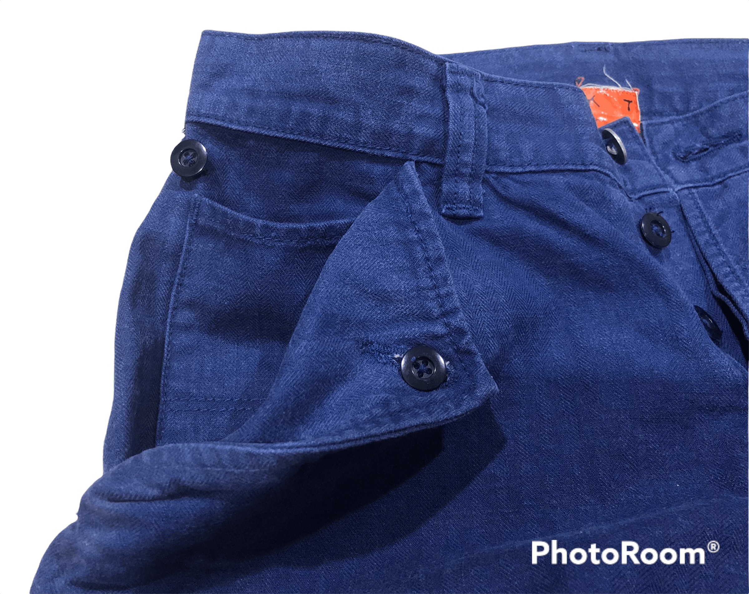 KATO Kato Indigo Hbt herringbone Twill French Work Pants Size US 29 - 5 Thumbnail