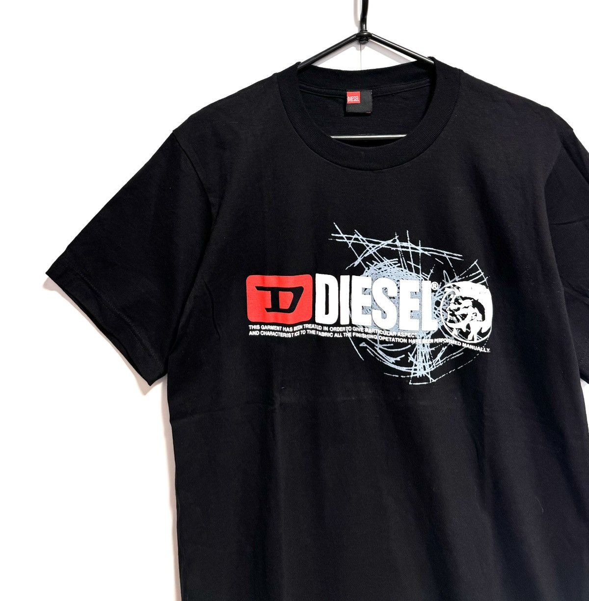 Diesel × Vintage Vintage Diesel Big Logo Tee Shirt Size US L / EU 52-54 / 3 - 2 Thumbnail
