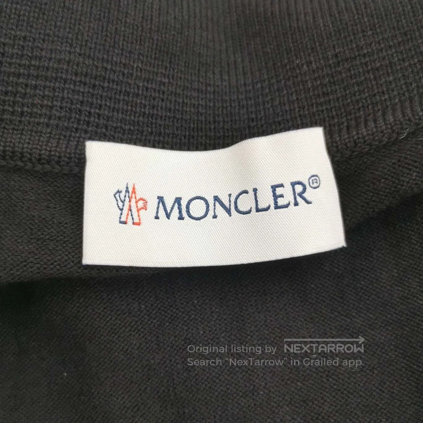 Moncler Moncler L Cotton Solid Collar Long. Size US L / EU 52-54 / 3 - 4 Thumbnail