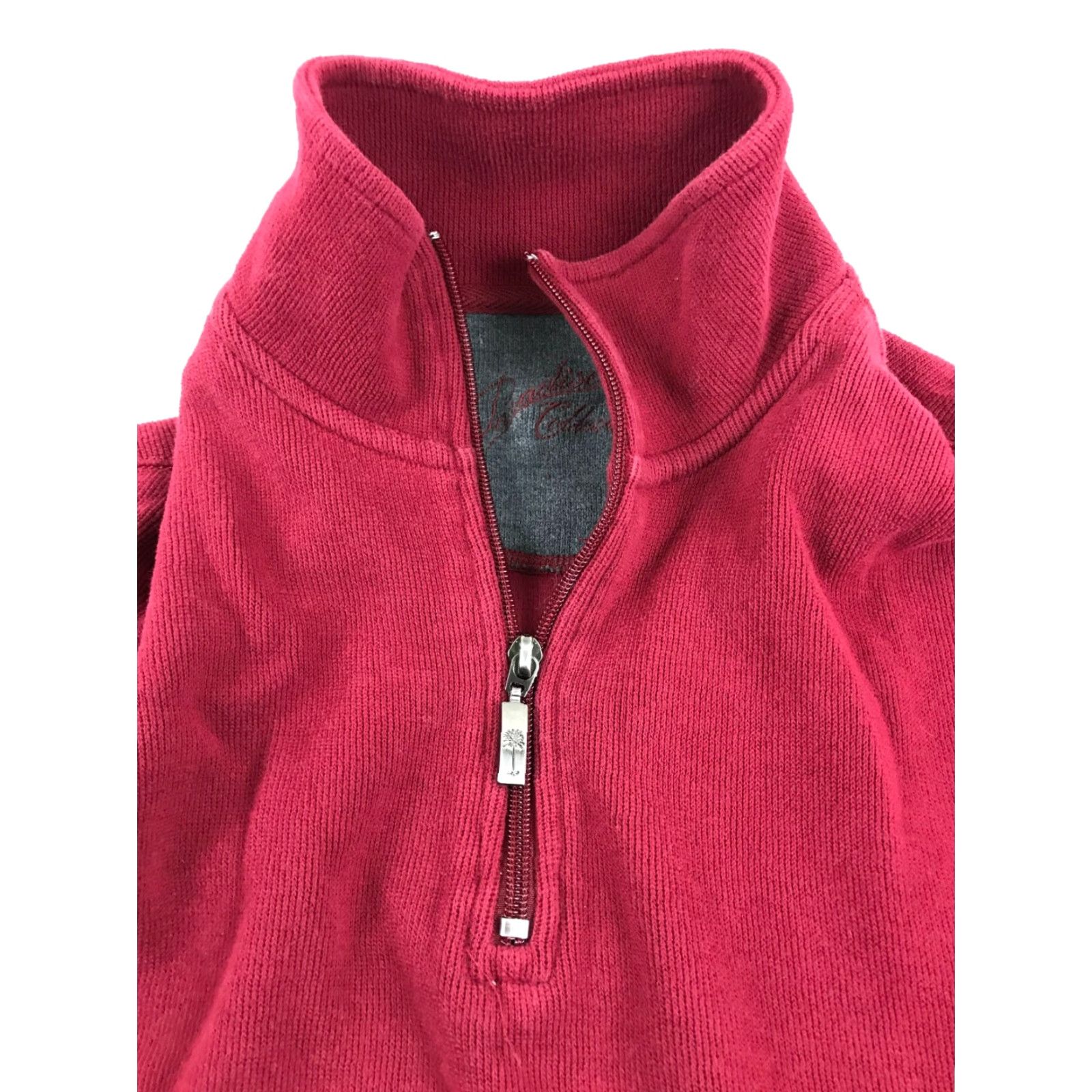 Vintage Paradise Collections Sweater Men Size L Red 1/4 Zip Turtle Neck Pullover Size US L / EU 52-54 / 3 - 3 Thumbnail