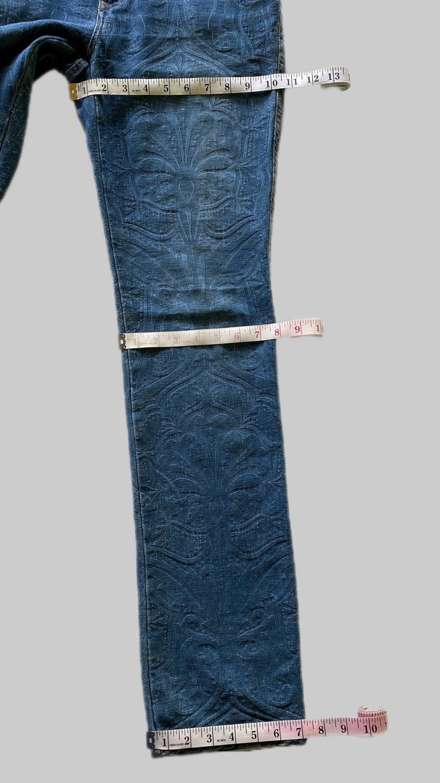 Moschino Vintage Moschino Embossed Design Jeans Size US 30 / EU 46 - 11 Thumbnail