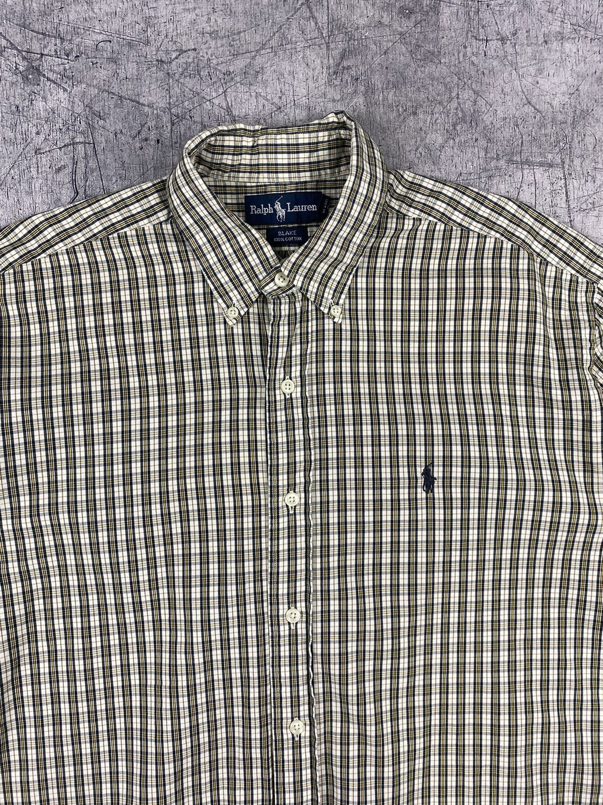 Polo Ralph Lauren × Ralph Lauren × Vintage Vintage Ralph Lauren Striped Shirt Luxury Designer 90s Size US L / EU 52-54 / 3 - 5 Thumbnail
