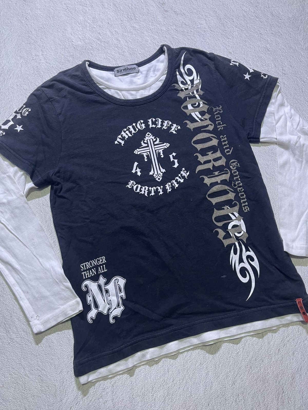 Japanese Brand Y2K SIRMIONE long sleeve tshirt Size US S / EU 44-46 / 1 - 2 Thumbnail
