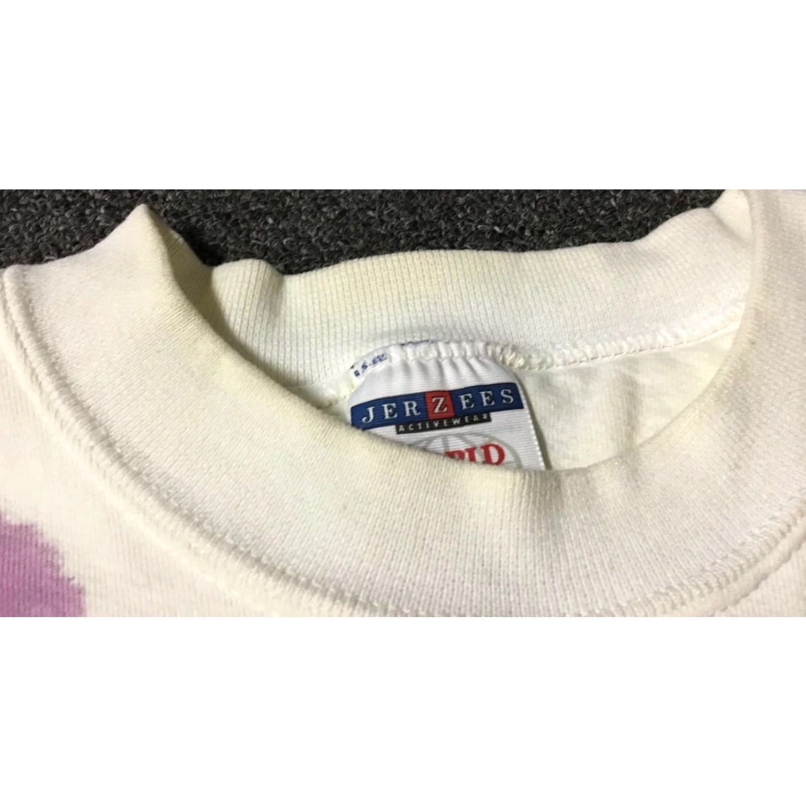 Jerzees Vtg 90s JERZEES Flowers Sweatshirt L White USA Men's Crewneck Floral 80s 90s Grunge Vaporwave Outdoors Hiking Mountains Vintage Shirt Size US L / EU 52-54 / 3 - 3 Thumbnail