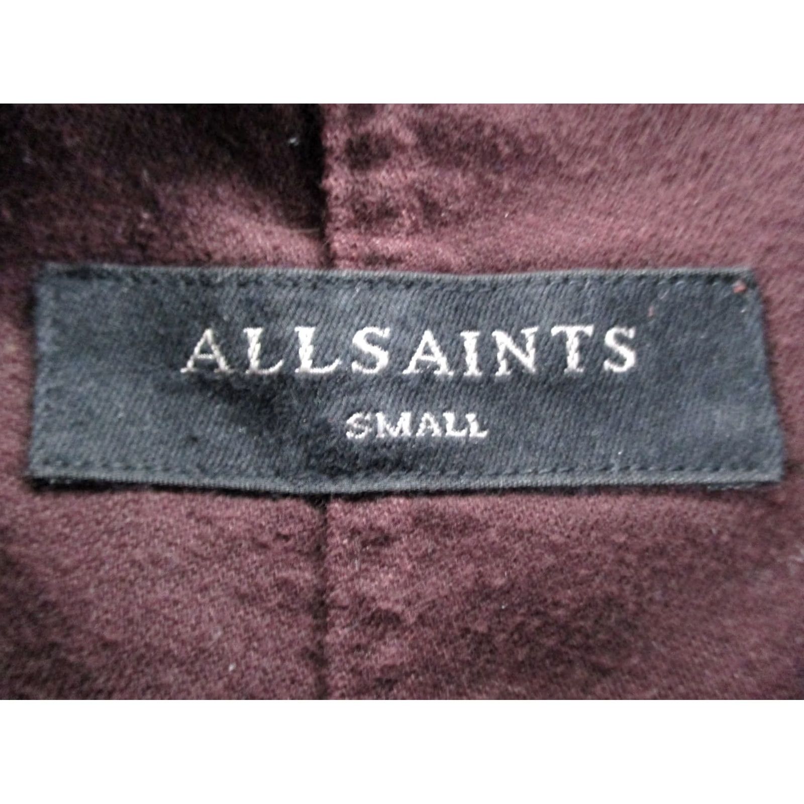 Allsaints AllSaints Shirt Mens S Red Humboldt Shacket Overshirt Button-Up Knit Casual Work Light Pockets Front-Button Down Mens Size US S / EU 44-46 / 1 - 6 Thumbnail