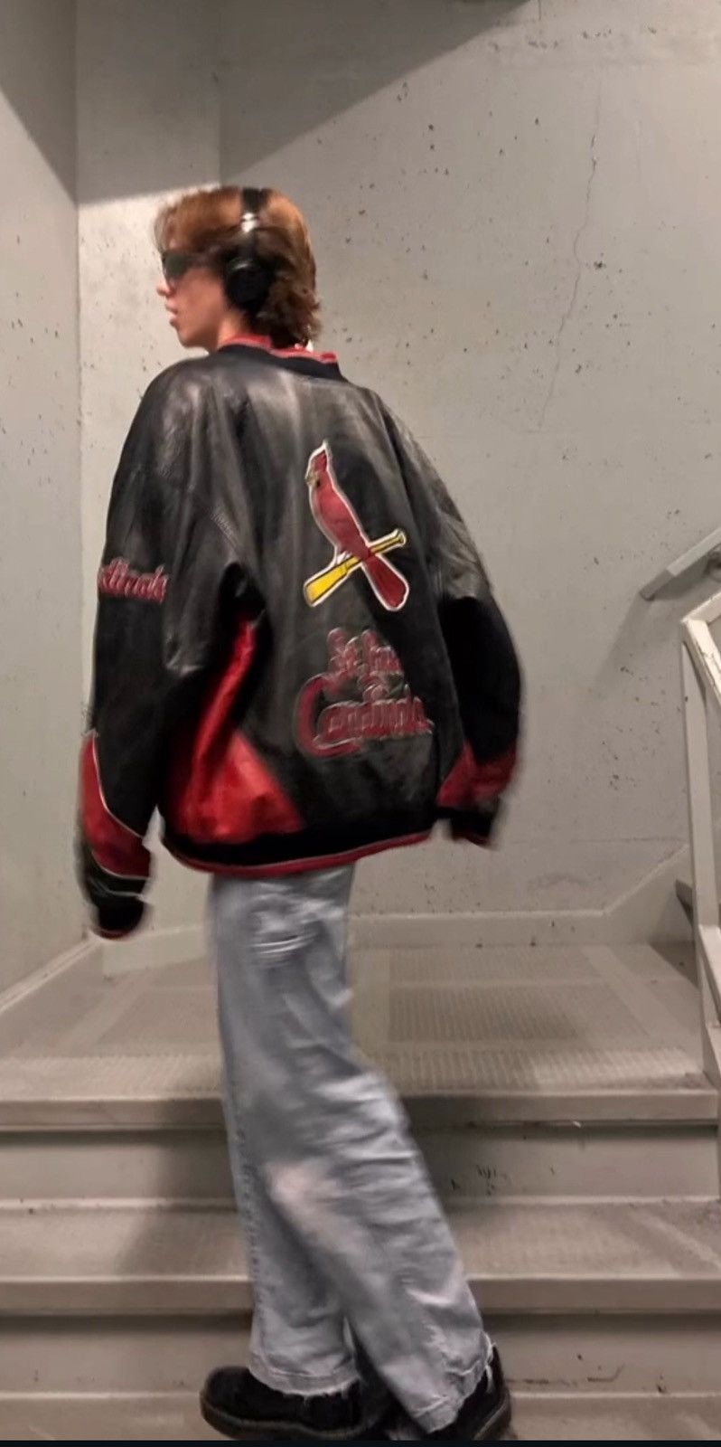 G-III MLB St. Louis Cardinals G-III Leather Jacket by Carl Banks Size US XXL / EU 58 / 5 - 6 Thumbnail