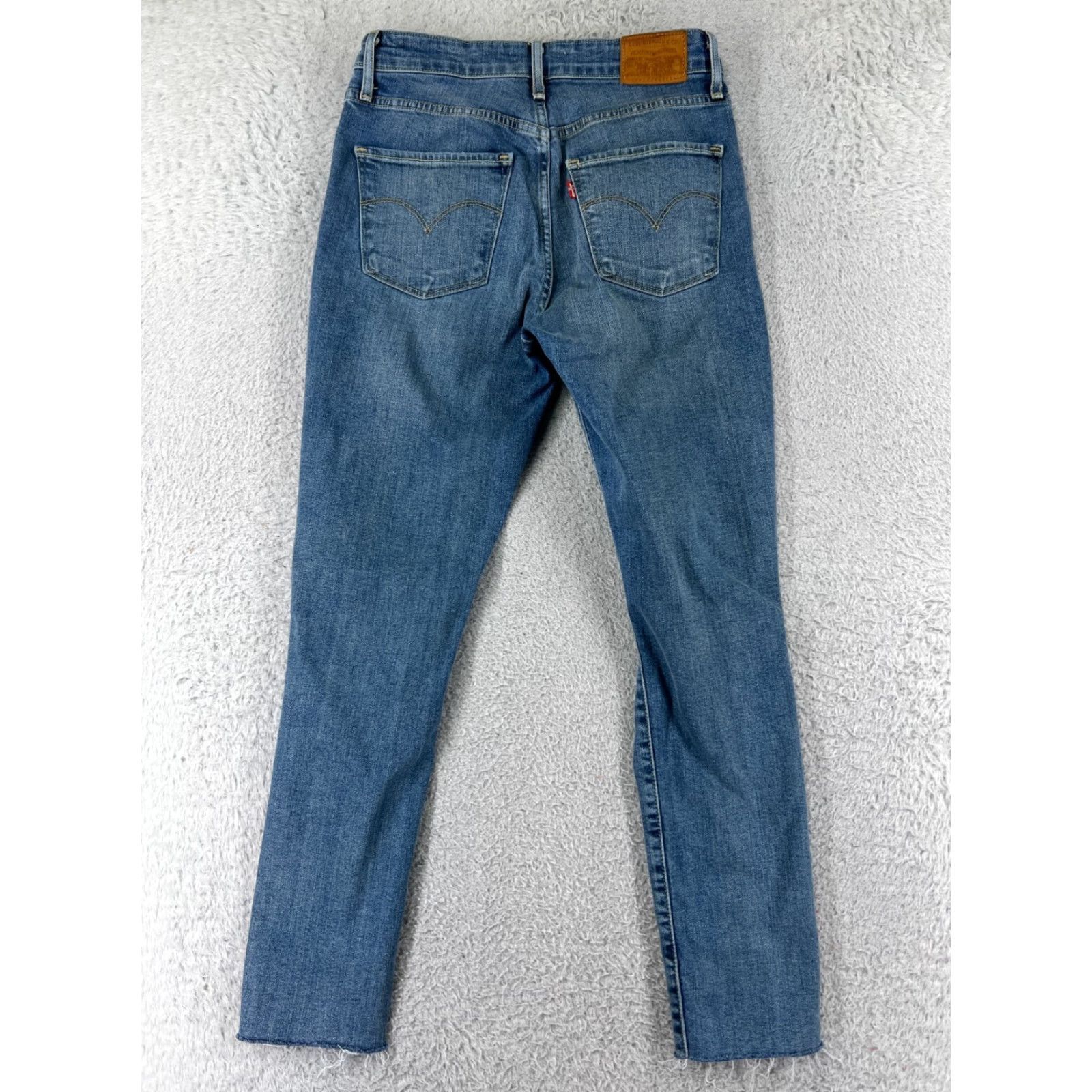 Levi's Levi's Women’s Denim Jeans 28 Blue Stretch Skinny High Rise Casual 2010s Size 28" / US 6 / IT 42 - 2 Thumbnail