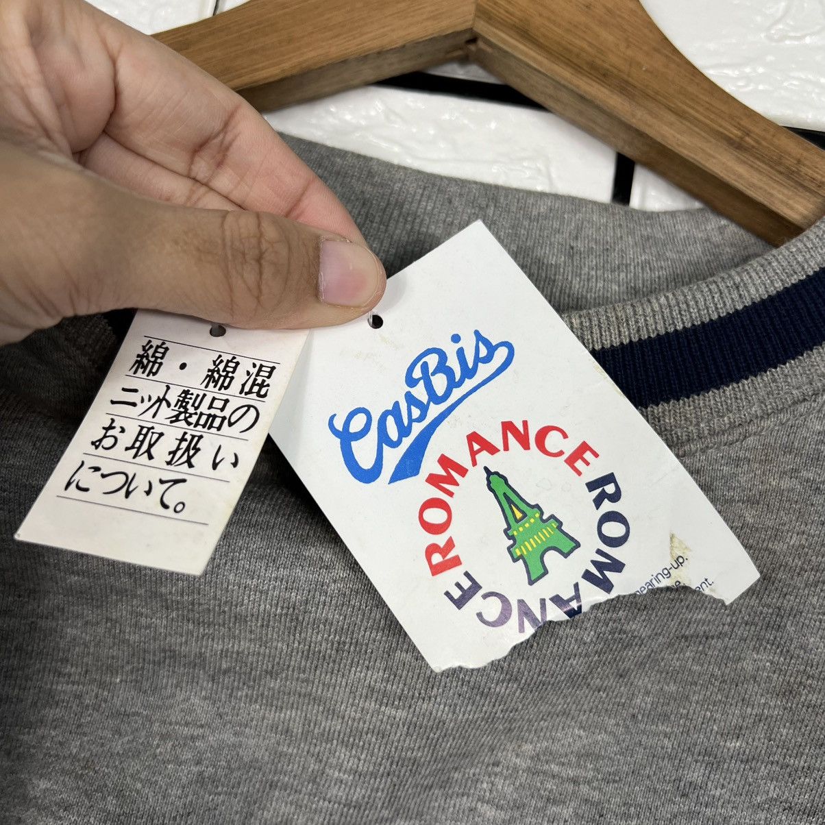 Vintage CasBis ROMANCE Paris Big Logo Crewneck Sweatshirt #3941-C180 Size US L / EU 52-54 / 3 - 13 Thumbnail