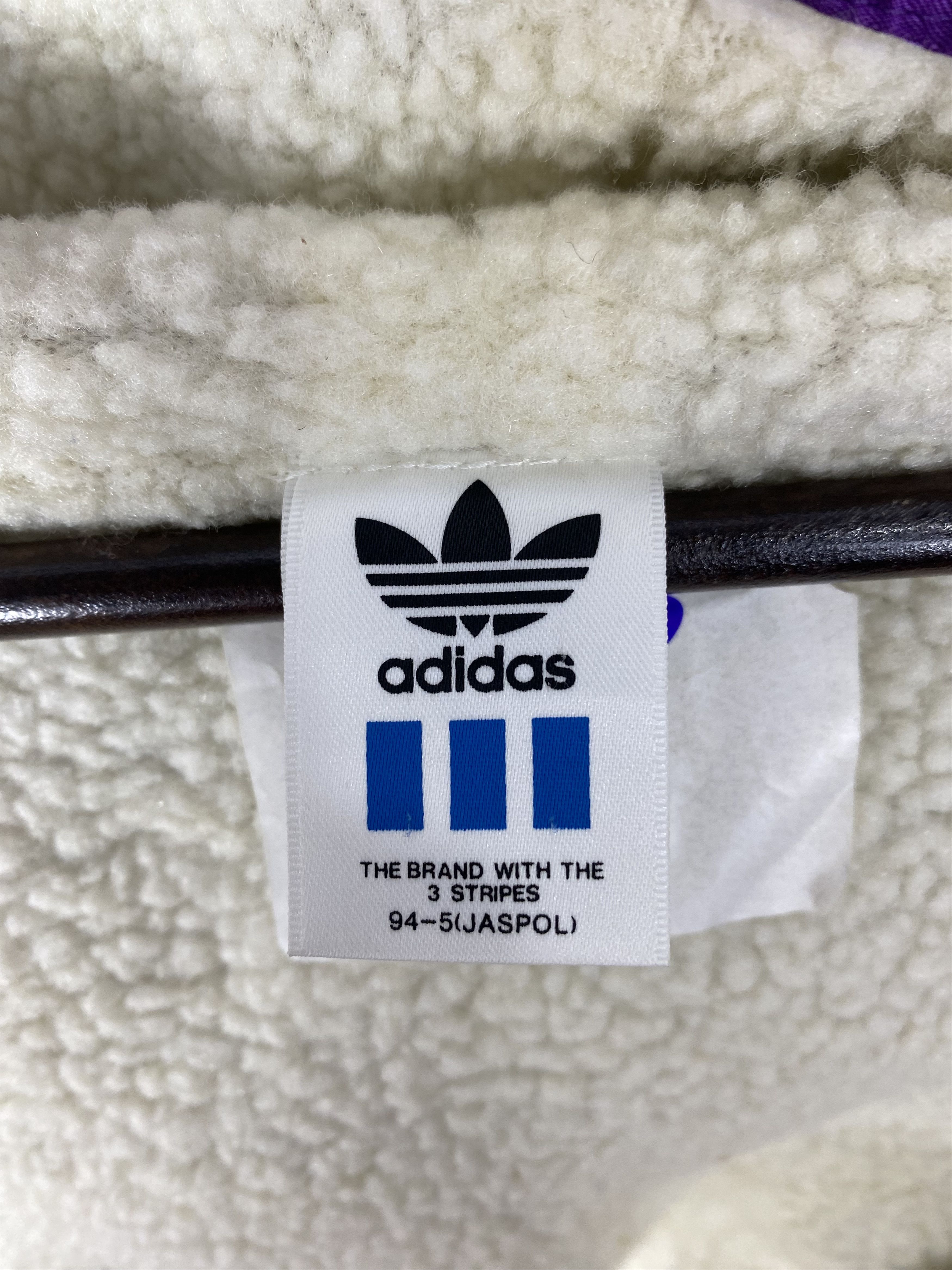 Adidas Vintage Adidas Fleece Lining Long Jacket DJ0425 Size US L / EU 52-54 / 3 - 10 Thumbnail
