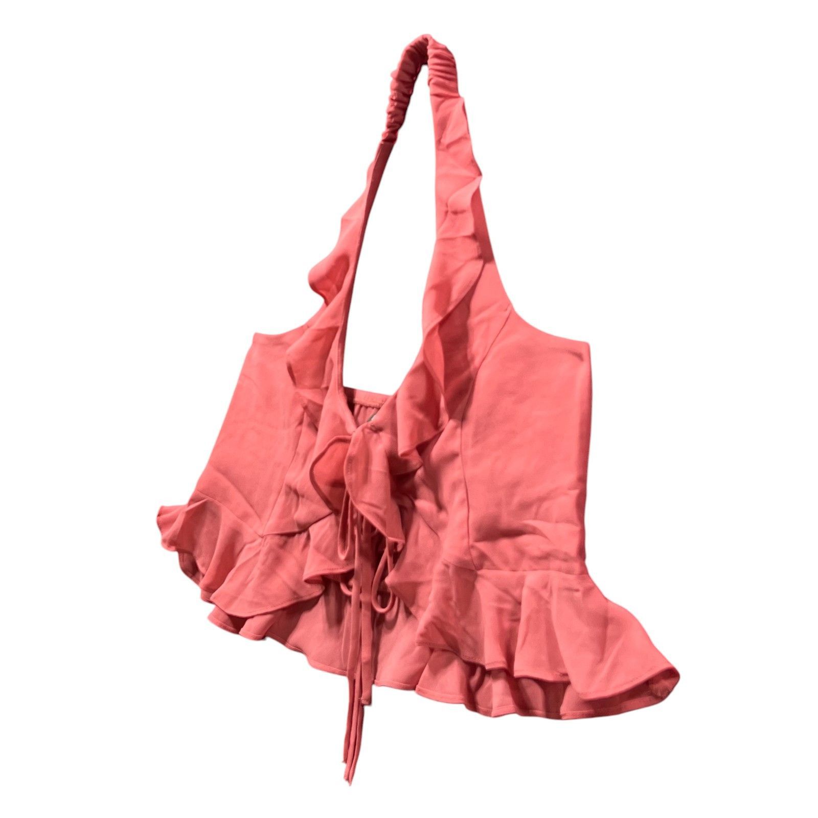 Other Wild Fable - Women's Ruffle Chiffon Flyaway Halter Top - Sal Size M / US 6-8 / IT 42-44 - 19 Thumbnail