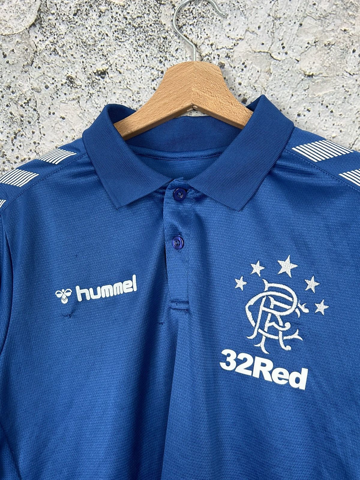 Hummel Vintage Glasgow Rangers Hummel Soccer Jersey Football Size US M / EU 48-50 / 2 - 3 Thumbnail