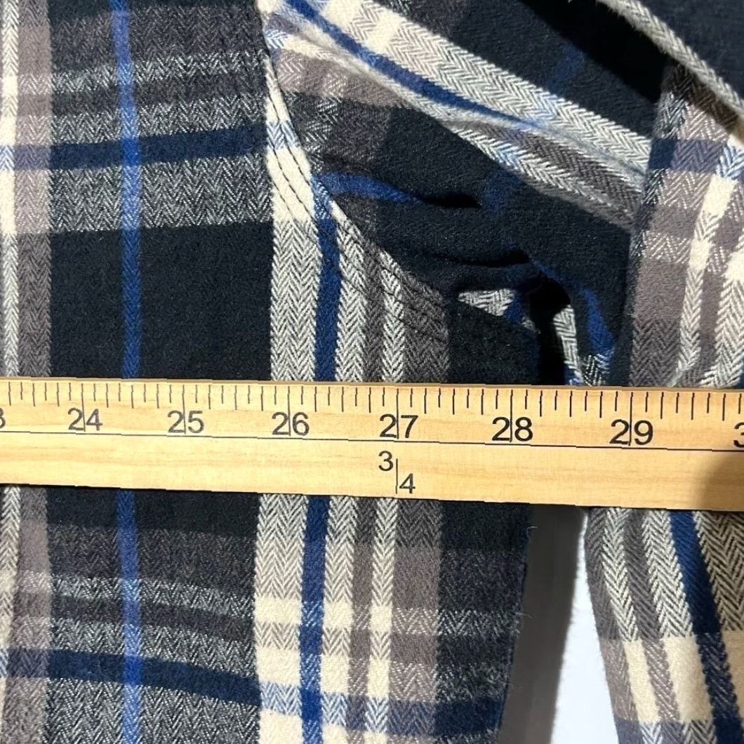 Vintage Five Brother Mens 2XL Quilted Lined Flannel Shirt Jacket Blue Black Plaid Work Jacket Size US XXL / EU 58 / 5 - 8 Thumbnail