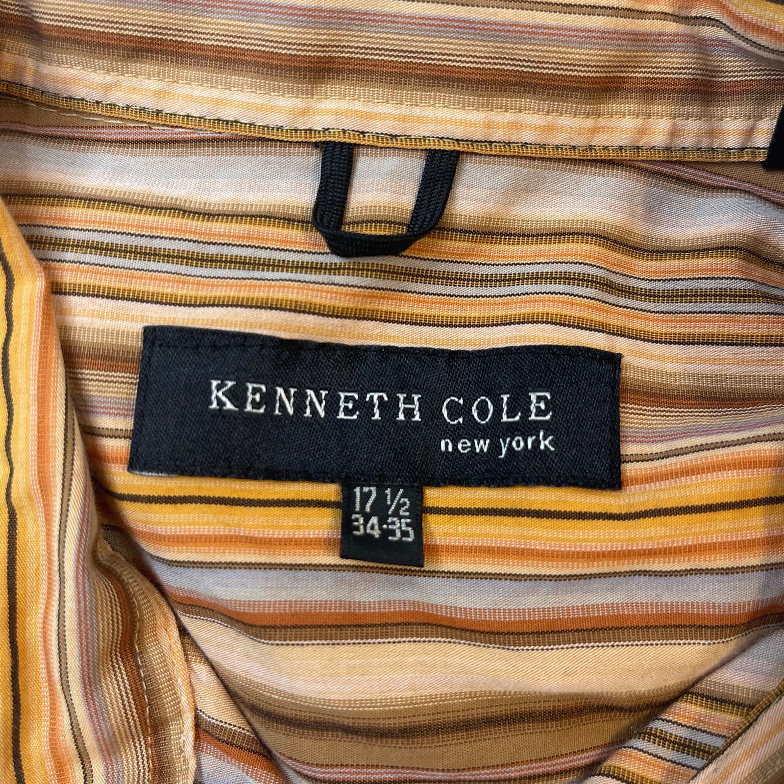Kenneth Cole Kenneth Cole Button Down Striped Dress Shirt, 17 1/2 Size US M / EU 48-50 / 2 - 6 Thumbnail