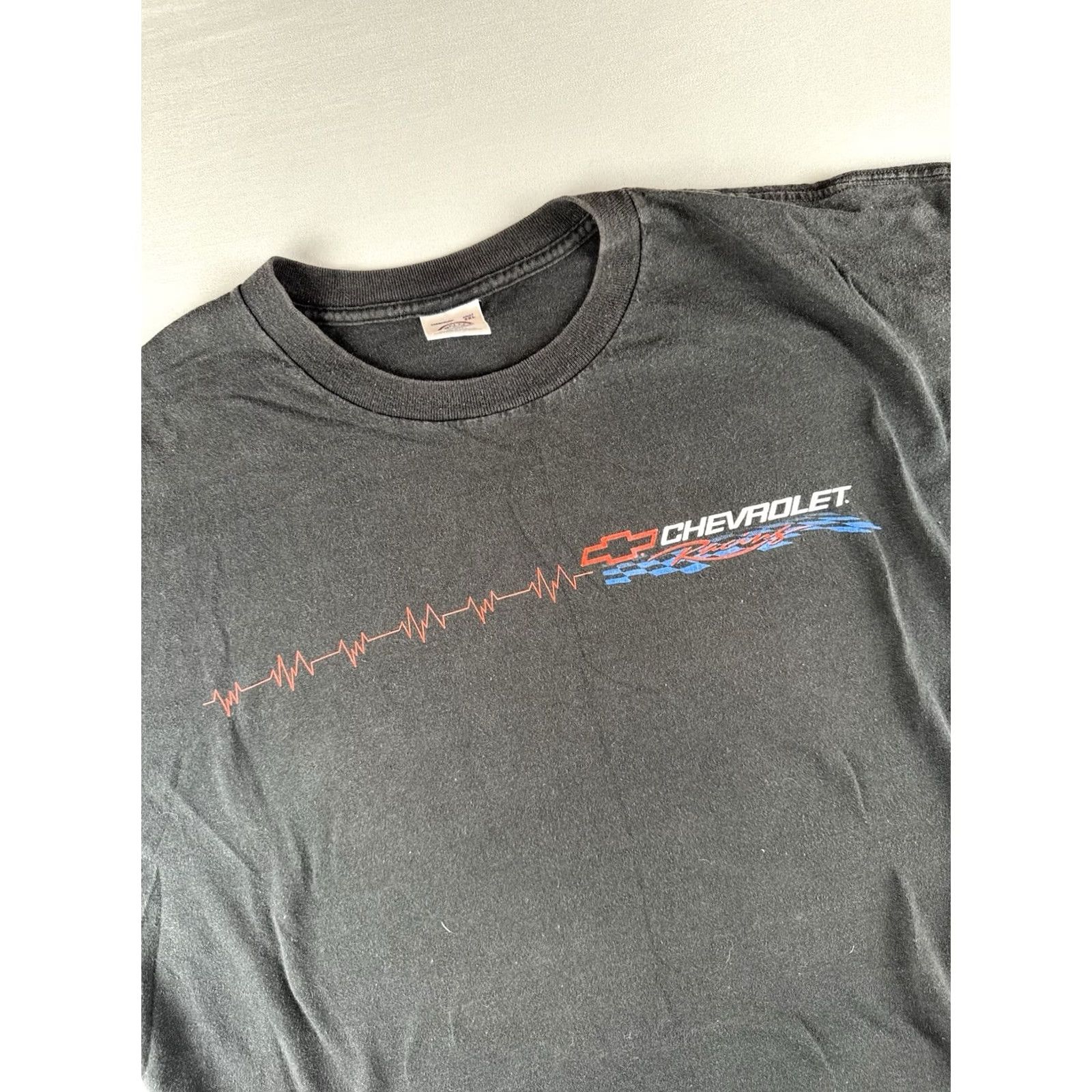 NASCAR VINTAGE Chevrolet NASCAR Racing Graphic Tee Monte Carlo 2XL Black Mens Short Sleeve Crew Neck 1990s 2000s Size US XL / EU 56 / 4 - 4 Thumbnail