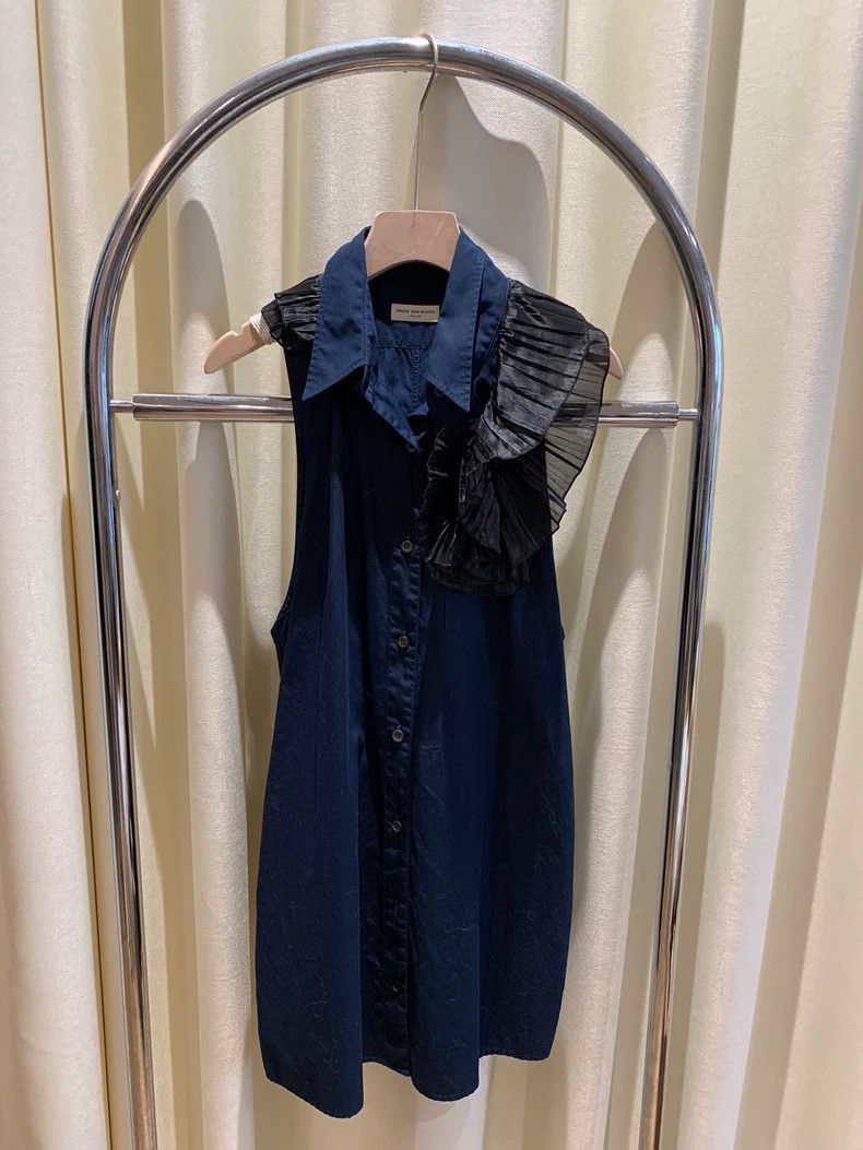 Dries Van Noten dries van noten size：38 Petal sleeveless vest 2506-Nextarr Size XXS / US 00 / IT 34 - 1 Thumbnail
