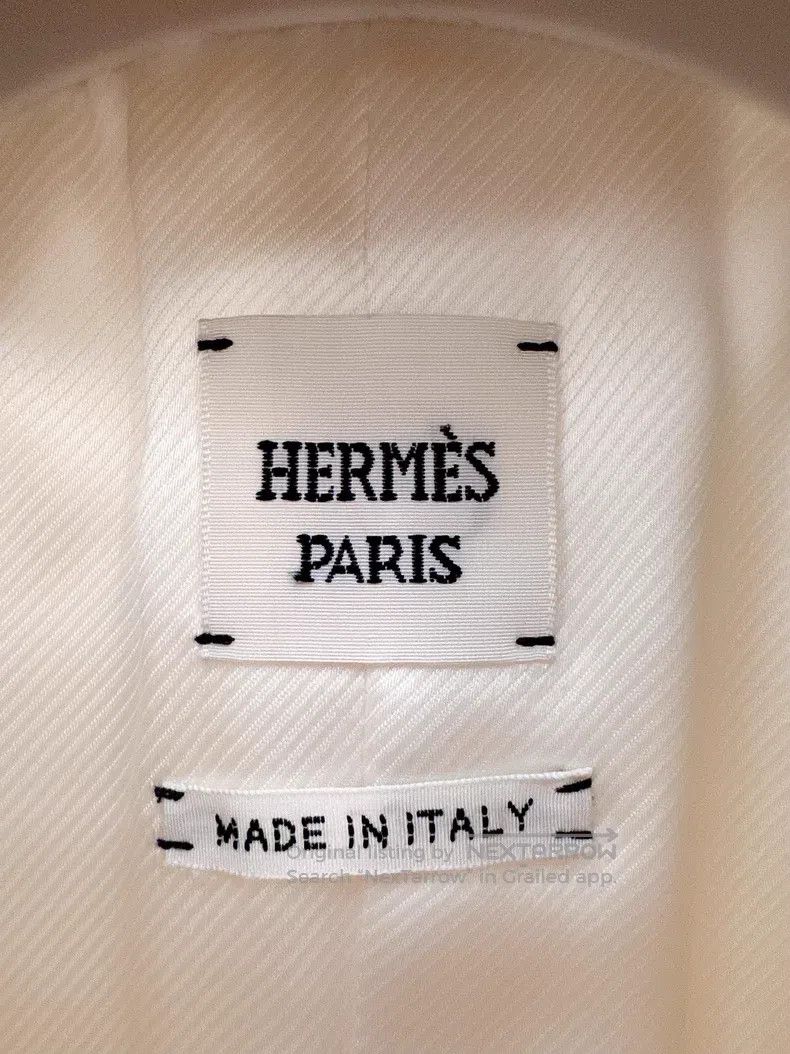 Hermes Hermes White coat Size XS / US 0-2 / IT 36-38 - 3 Thumbnail
