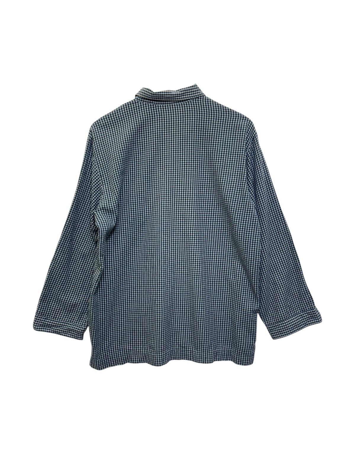 Yves Saint Laurent YSL Flannel Logo Shirt Size US L / EU 52-54 / 3 - 2 Thumbnail