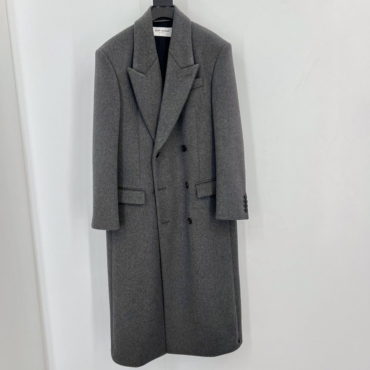 Saint Laurent Paris Saint Laurent Wool Overcoat in Large Size US L / EU 52-54 / 3 - 2 Thumbnail