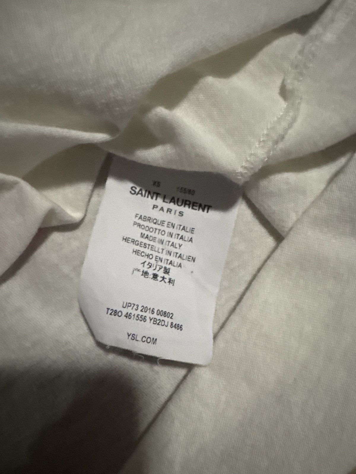 Saint Laurent Paris Saint Laurent Dino tee Size US XS / EU 42 / 0 - 3 Thumbnail