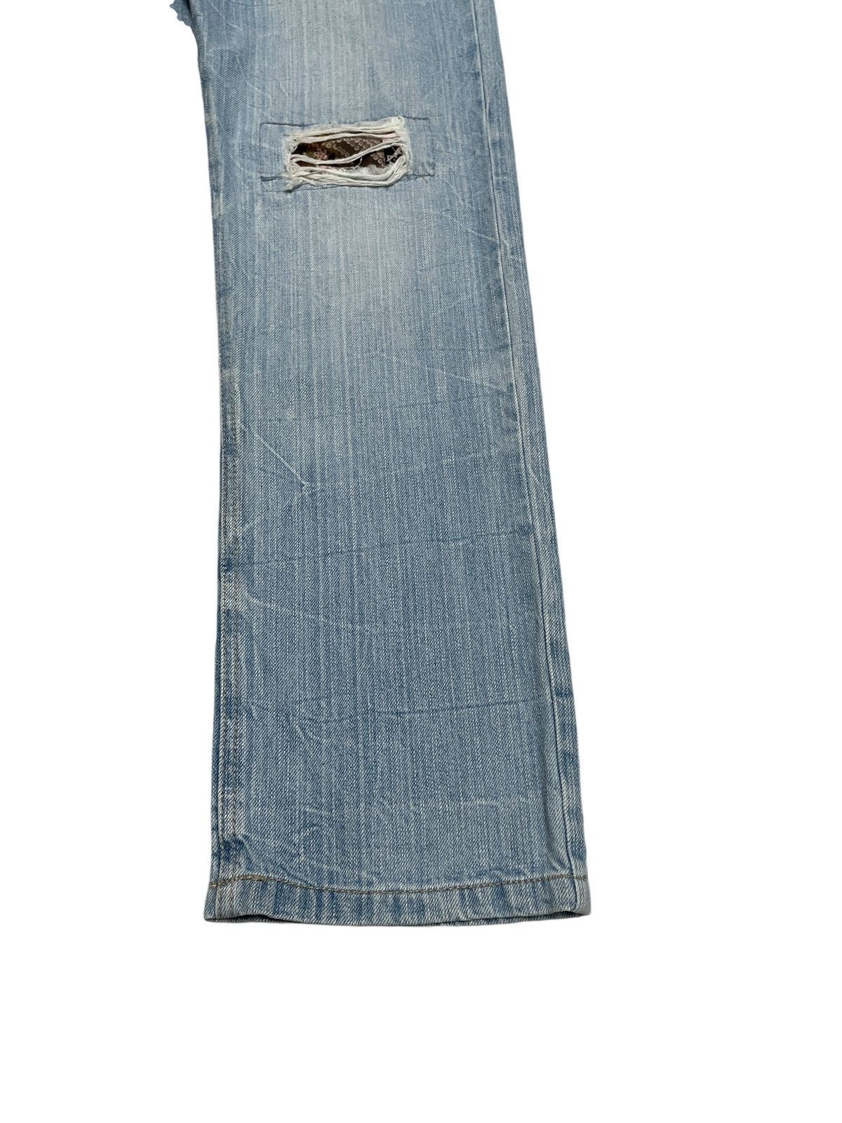 If Six Was Nine × Japanese Brand Rare Vintage Japanese Brand Double Waist Sukajan Jeans 1990s Size US 31 - 5 Thumbnail