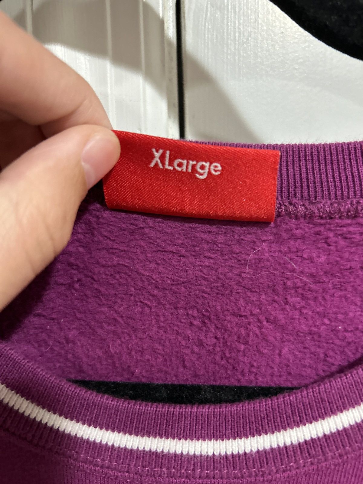 Supreme Supreme Piping Crewneck Purple Plum Blue Size X-Large Size US XL / EU 56 / 4 - 6 Thumbnail