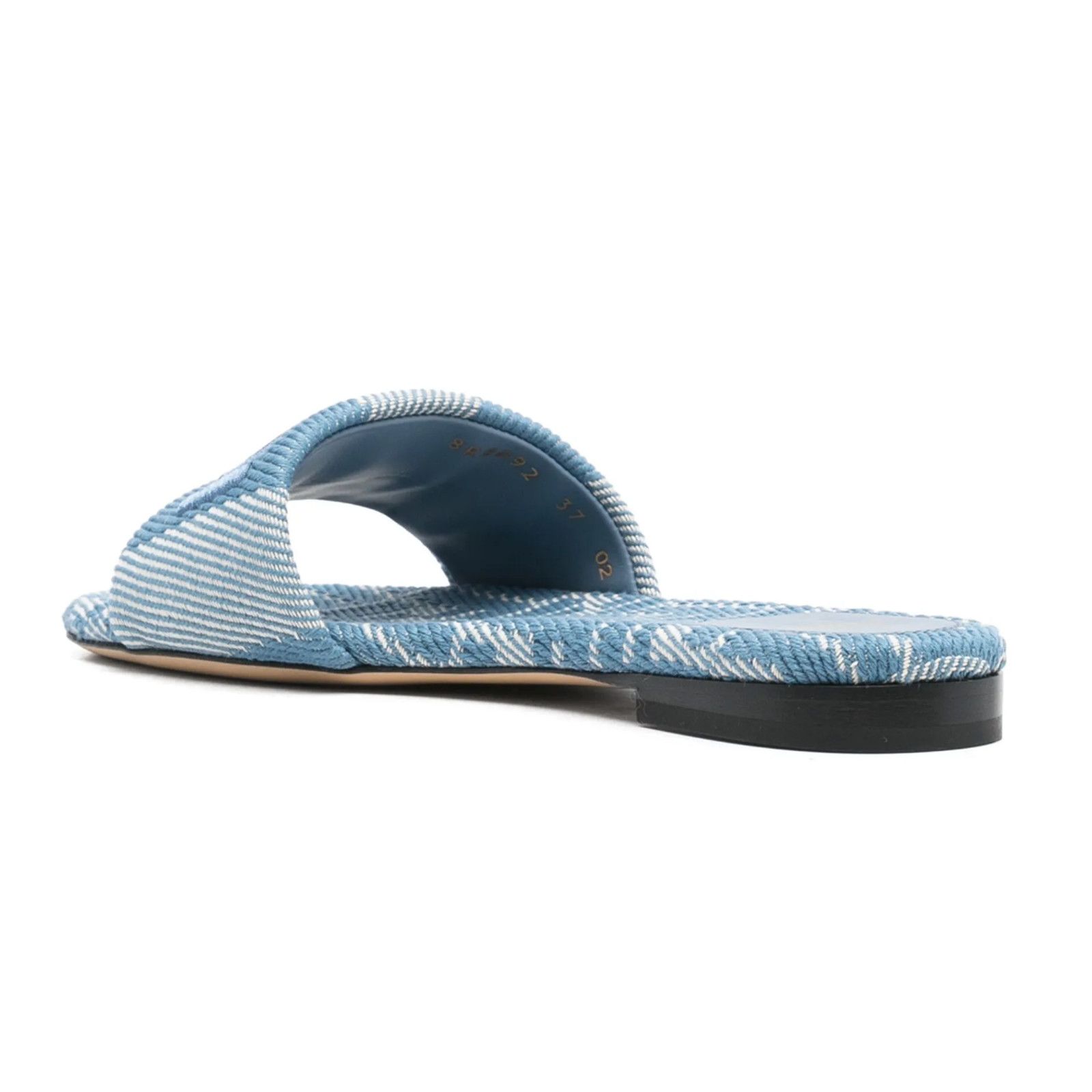 Fendi Fendi Sunshine Blue Denim FF Monogram Mule Slide Sandal 36.5 Size US 6.5 / IT 36.5 - 13 Thumbnail