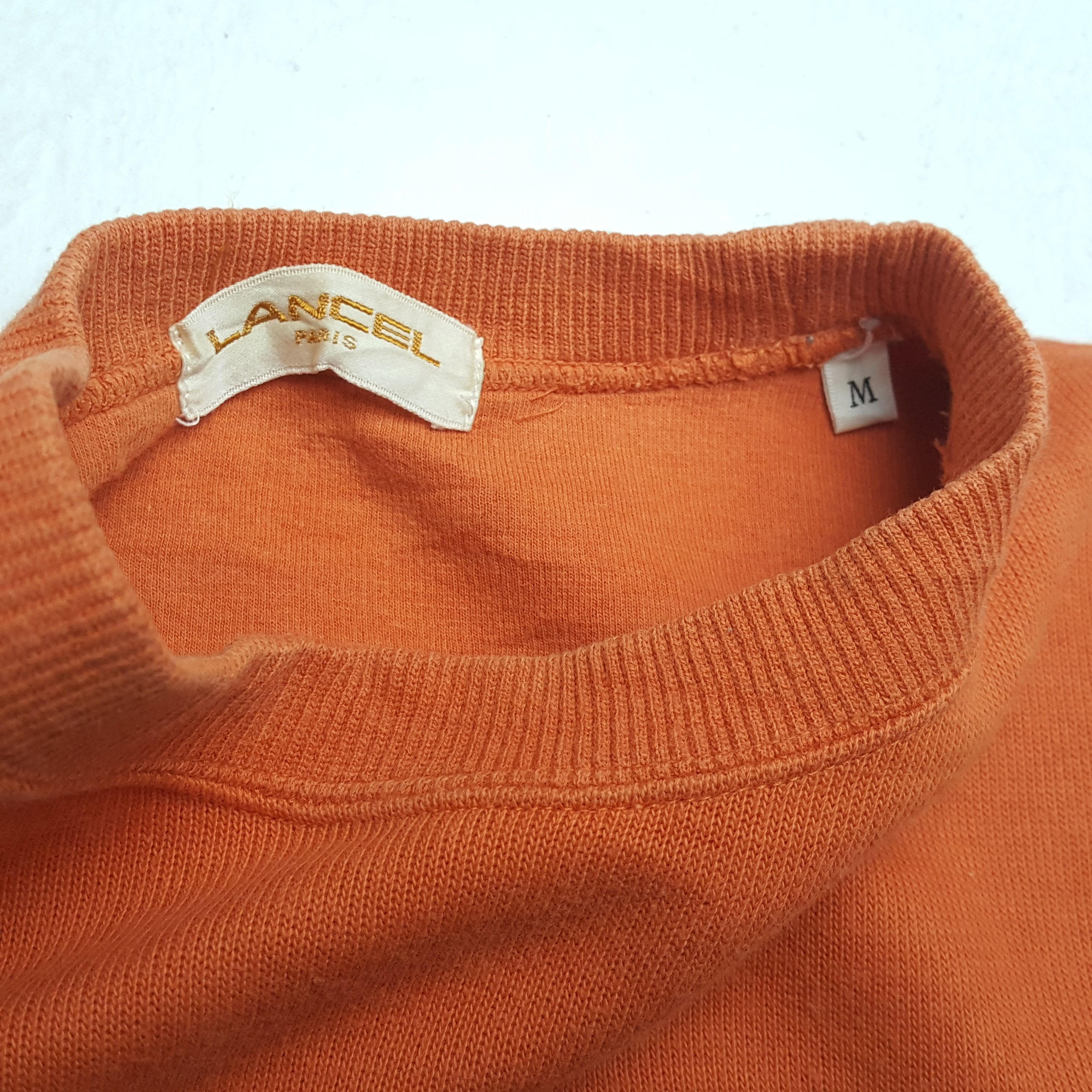 Lancel × Vintage LANCEL Center Design Sweatshirt Size US M / EU 48-50 / 2 - 10 Thumbnail