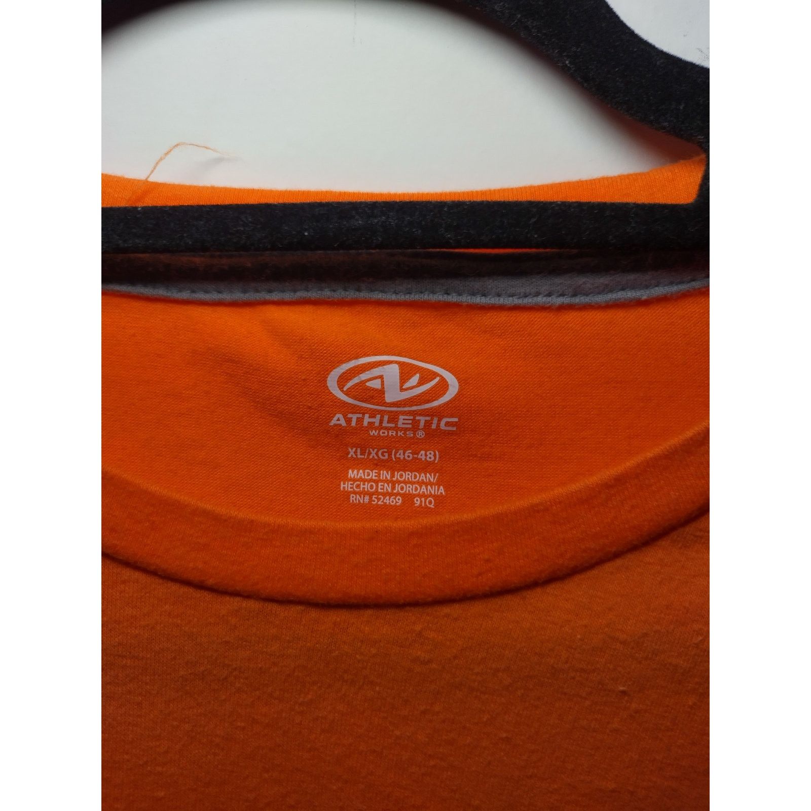Athletic Works Athletic Works Mens Crew Neck T-Shirt Short Sleeve Raw Hem Size US XL / EU 56 / 4 - 1 Thumbnail