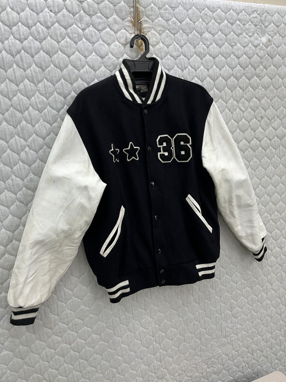 Other 🔥🔥🔥STEALS VARSITY LEATHER SLEEVE JACKET Size US M / EU 48-50 / 2 - 2 Thumbnail