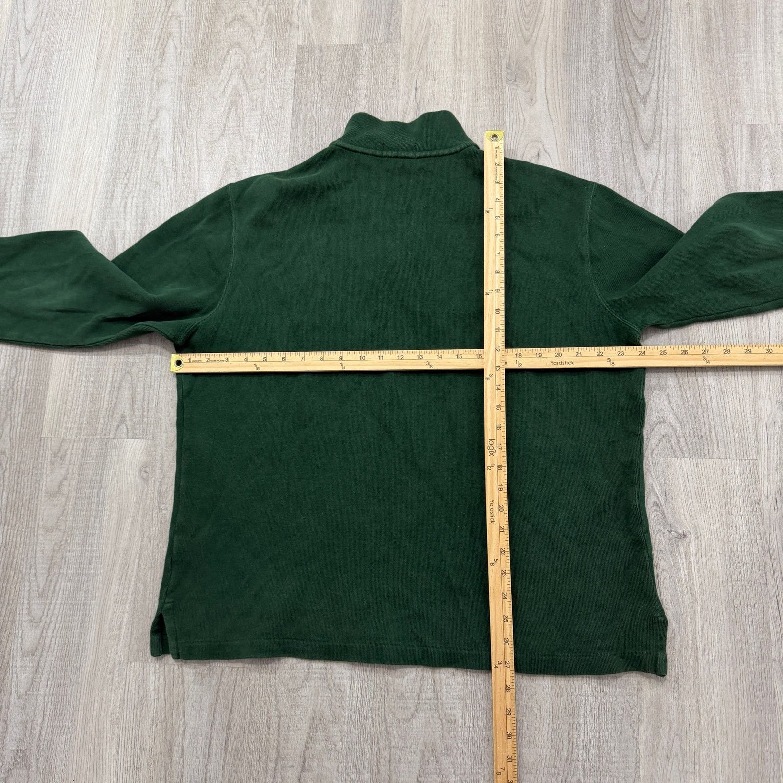 Polo Ralph Lauren Polo Ralph Lauren 1/4 Zip Sweater Men's Large Green Pullover Size US L / EU 52-54 / 3 - 9 Thumbnail