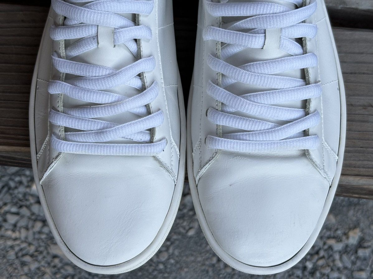 Saint Laurent Paris YSL Paris SL/01 Signature Court Classic Leather Low Top Sneaker Shoes Trainers Size US 10 / IT 40 - 14 Thumbnail