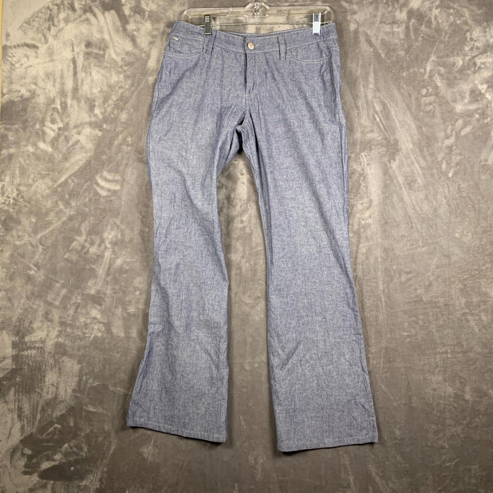 Designer Joes Jeans Chambray Wide Leg Trouser Pants Sz 30x30 (372) Size 26" / US 2 / IT 38 - 1 Thumbnail