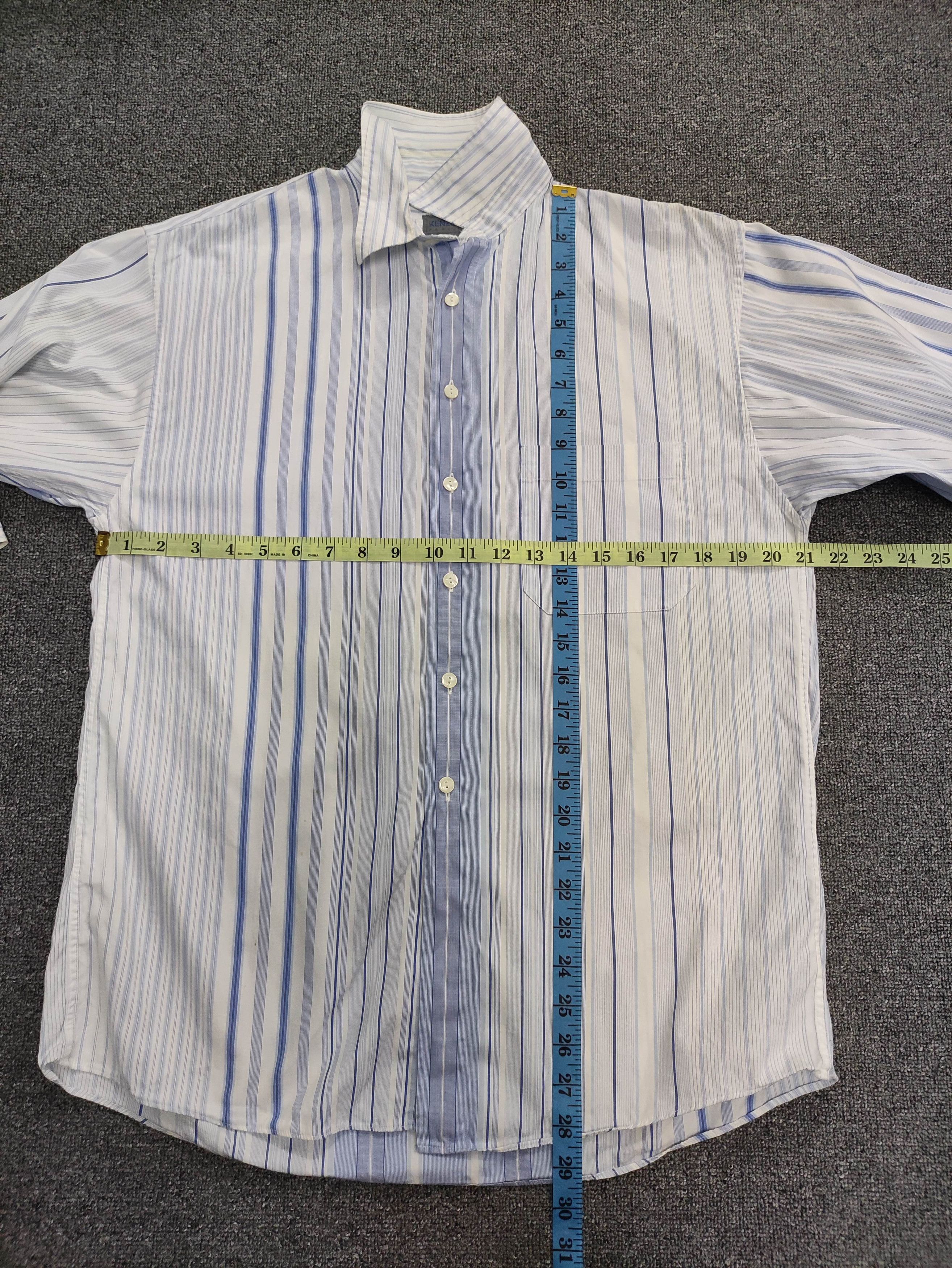 Kenzo Vintage Kenzo Shirt Button Up Striped Long Sleeve Size US M / EU 48-50 / 2 - 12 Thumbnail