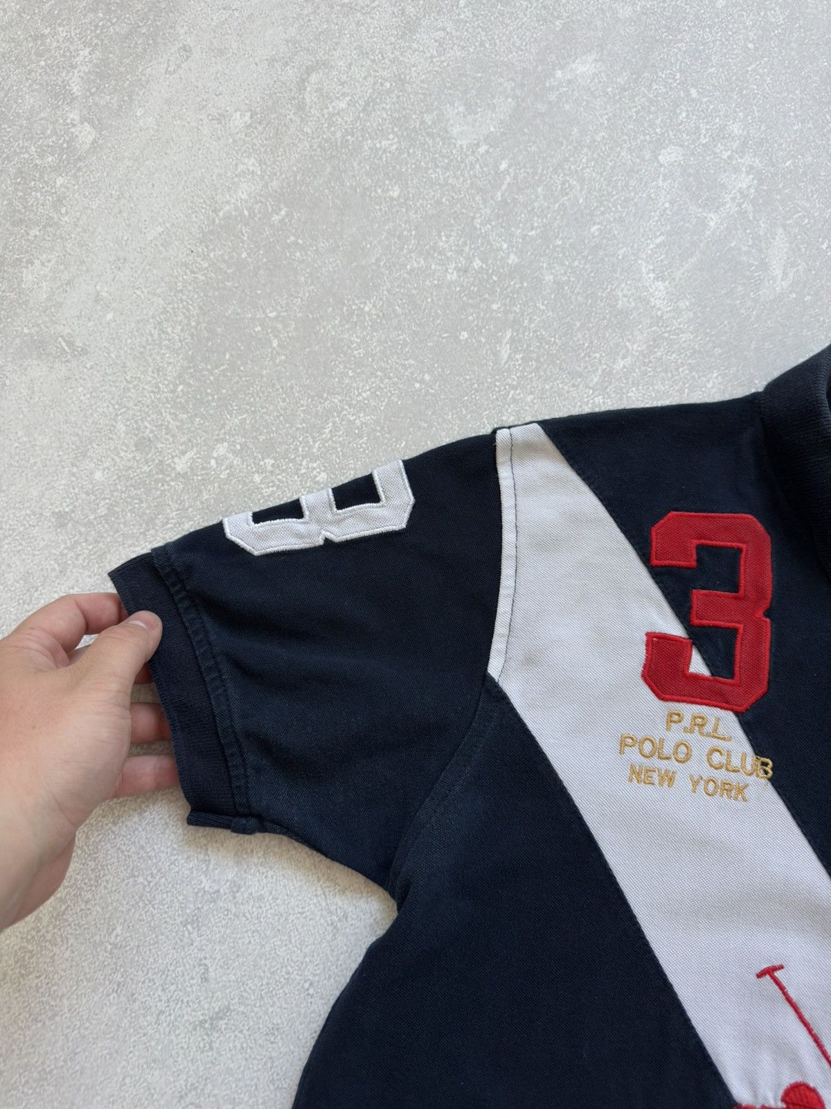 Polo Ralph Lauren Vintage Polo Ralph Lauren New York Big Logo Rugby Polo Shirt Size US L / EU 52-54 / 3 - 6 Thumbnail