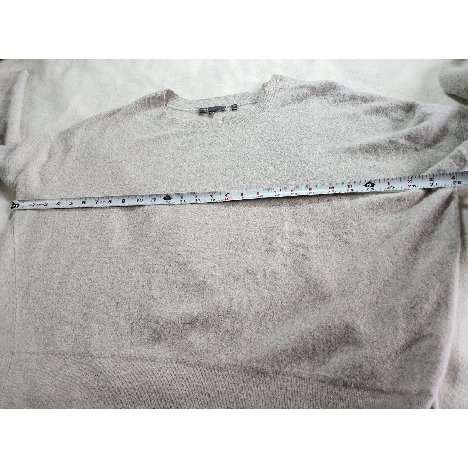 Vince VINCE Oversized Wool Angora Blend Sweater Small Light Gray Size S / US 4 / IT 40 - 5 Thumbnail