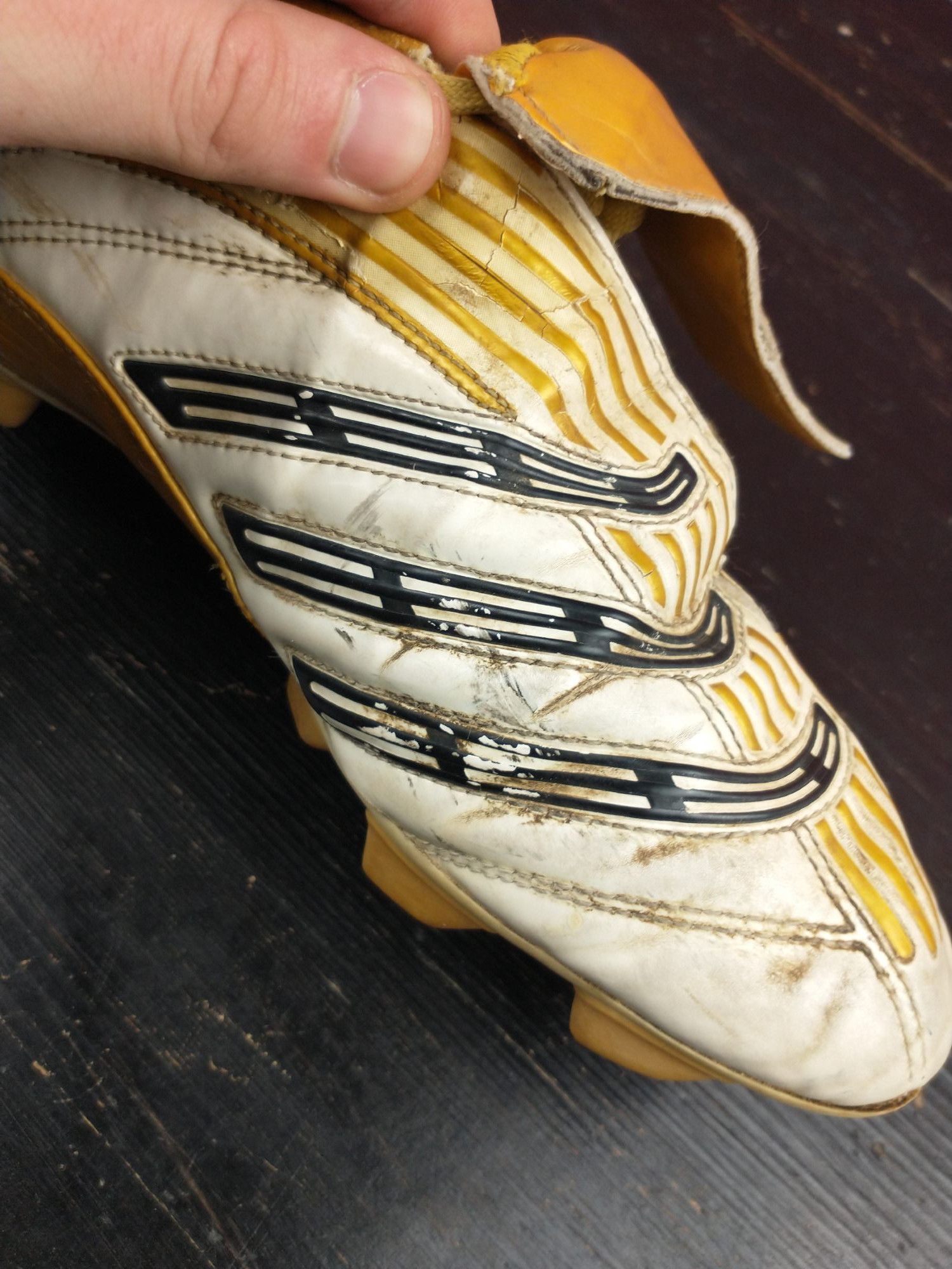 Adidas 462812 adidas Predator +ABSOLADO TRX FG Soccer Cleats 2005 Size US 8.5 / EU 41-42 - 11 Thumbnail