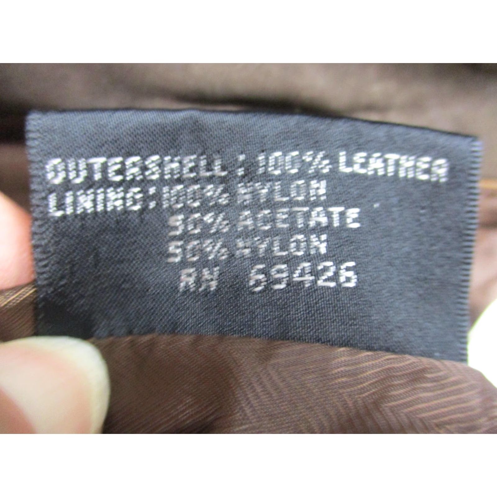 Vintage Wilsons Leather Jacket Womens XL Brown Blazer Style Pelle Studio 100% Leather Size XL / US 12-14 / IT 48-50 - 7 Thumbnail