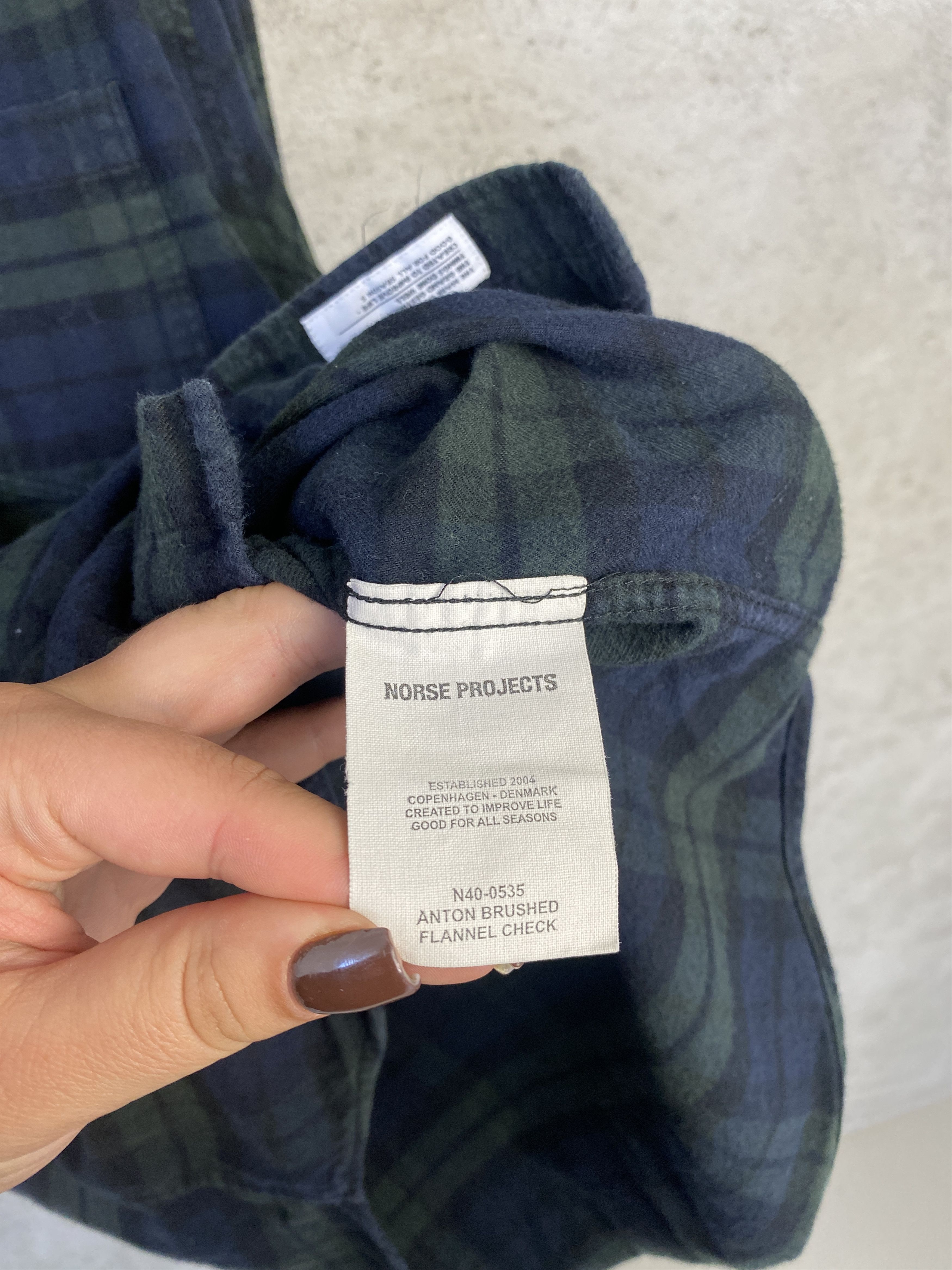 Norse Projects Norse Projects Anton Brushed Flannel Check casual shirt Size US M / EU 48-50 / 2 - 4 Thumbnail